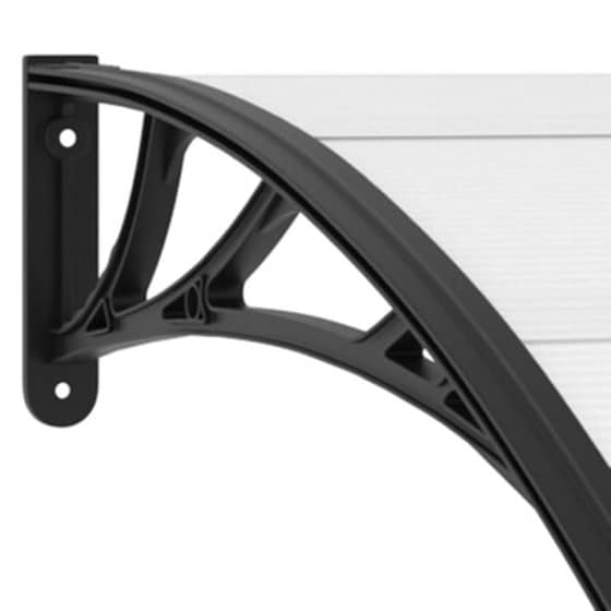 Vidaxl Στέγαστρο Πόρτας 120 X 100 Εκ. Πολυανθρακικό image 4