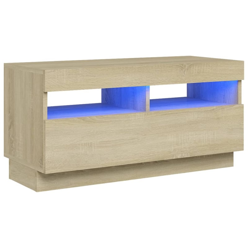 Έπιπλο Τηλεόρασης VidaXL από Μοριοσανίδα 80x35x40cm - Καφέ