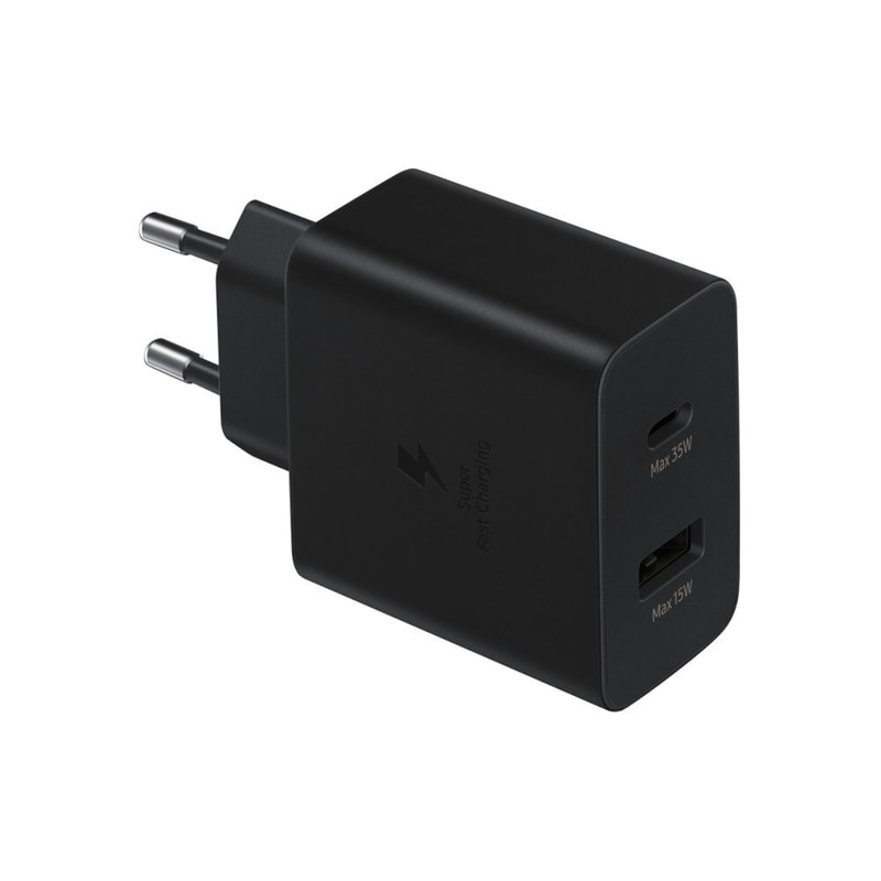 Φορτιστής Πρίζας Samsung 2port Usb-C,Usb 35W - Black