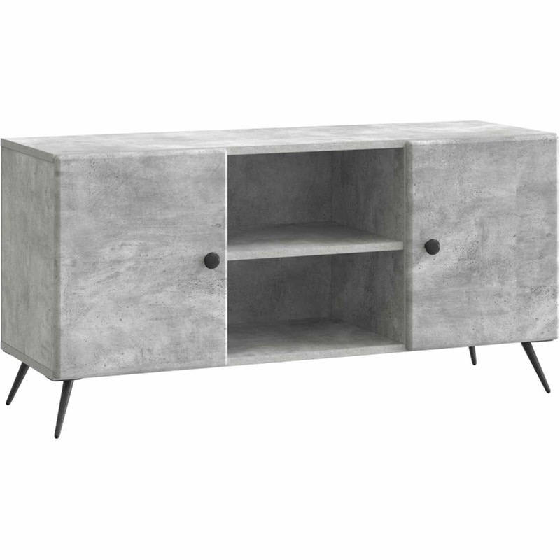 Έπιπλο Τηλεόρασης VidaXL 102x34.5x50 cm - Γκρι Σκυροδέματος