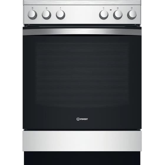 INDESIT IS67V5KCX/E 69 Lt - Inox Ηλεκτρική Κουζίνα Κεραμική image 0