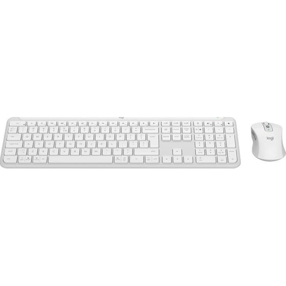 Logitech MK950 Signature Slim Silent Ασύρματο Σετ Πληκτρολόγιο & Ποντίκι (US) - Off White image 1
