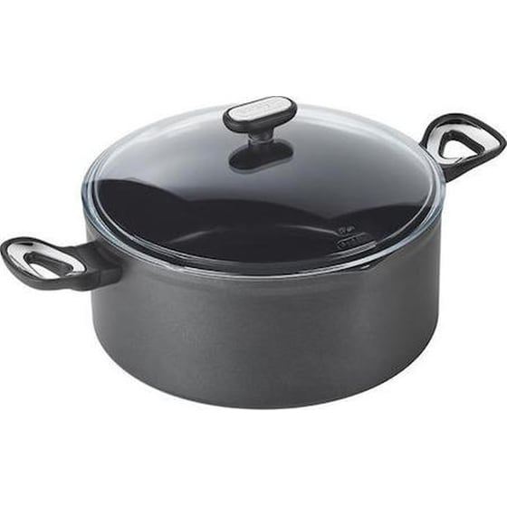 Κατσαρόλα Βαθιά PYREX Origin+ από Αλουμίνιο 28 cm Μαύρο image 0
