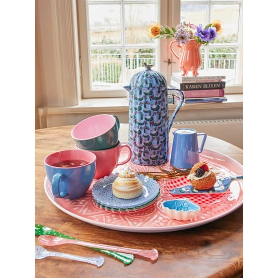 Δίσκος Σερβιρίσματος Rice Μεταλλικός Ανάγλυφος - Κοραλί image 3