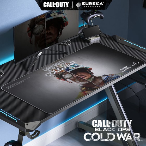 Eureka Ergonomic Call Of Duty Black Ops Cold War Gaming Mouse Pad XXL 800mm Μαύρο image 2