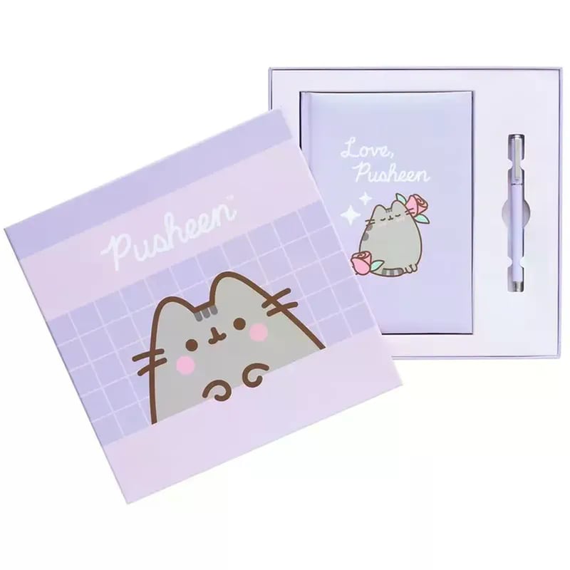 ERIK Σετ Δώρου Τετράδιο Pusheen Moments Collection Premium A5 με Στυλό 96 Φύλλων