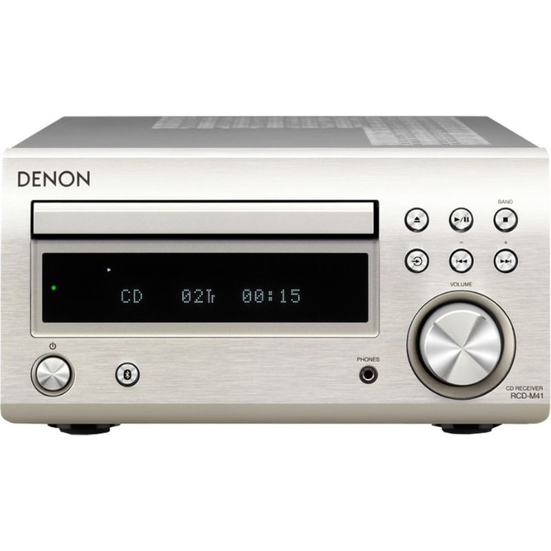 DENON Ηχοσύστημα Denon RCD-M41 Με CD/Digital Media Player - Ασημί