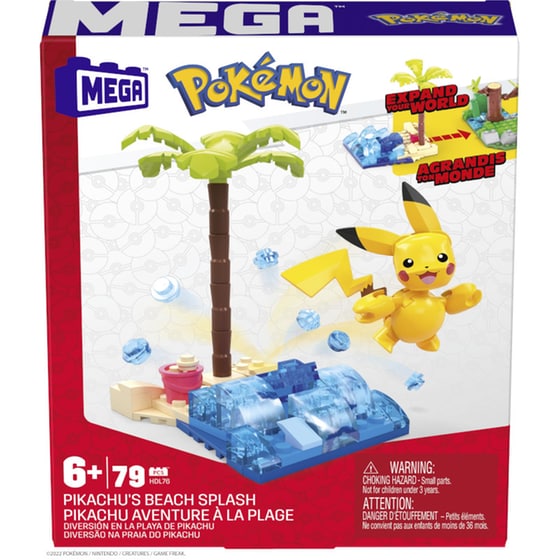 Mega Bloks Τουβλάκια Pokemon Adventure Builder (2 Σχέδια) Τυχαία Επιλογή Σχεδίου (82/ 79 Κομμάτια) image 2