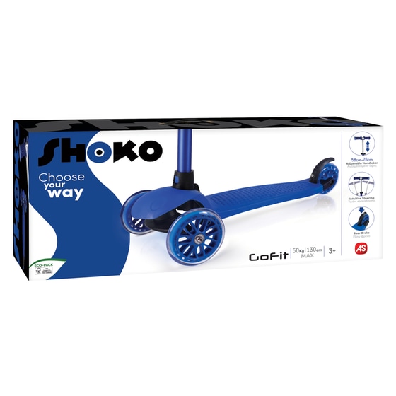 Παιδικό Πατίνι Τρίτροχο Shoko Twist & Roll Go Fit - Μπλε image 9