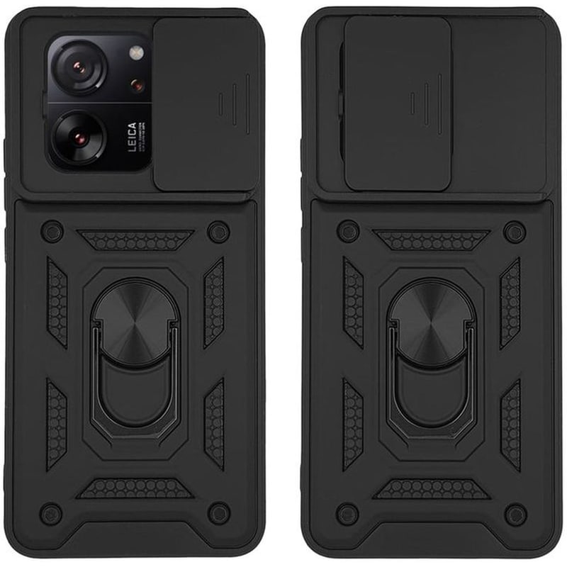 Θήκη Xiaomi Xiaomi 13T Pro - Sonique Ring Armor Campro - Μαύρο