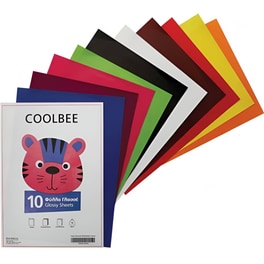 Χαρτί Γλασέ Coolbee 25x35cm (10 Φύλλα)