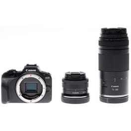 Φωτογραφική Μηχανή Mirrorless Canon EOS R100 Kit RF-S 18-45mm f4.5-6.3 IS STM + RF 75-300mm f/4-5.6 - Black
