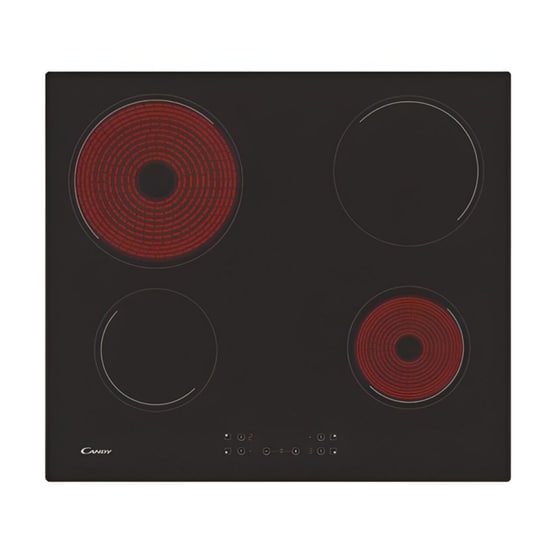 CANDY FIDCP N615L & CH64CCB/4U 65 Lt Μαύρο Eντοιχιζόμενο Σετ Φούρνος και Εστία image 2