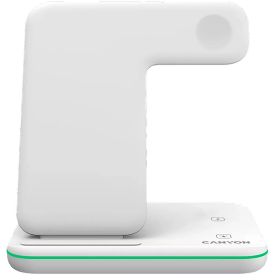 Ασύμαρτος Φορτιστής Canyon 3-in-1 Wireless Charging Station for Gadgets WS-303 Λευκό image 1