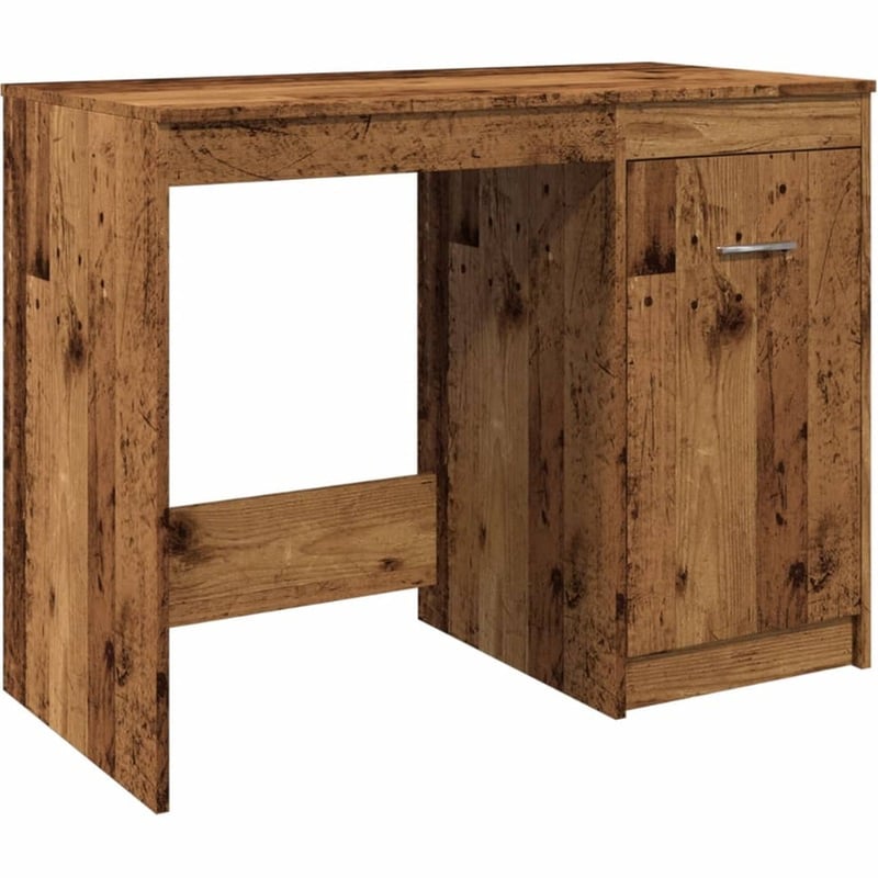 Γραφείο VidaXL από Επεξεργασμένο Ξύλο 100x50x76 cm - Όψη Παλαιού Ξύλου