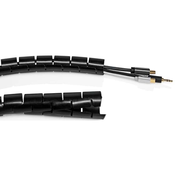 Διαχειριστής Καλωδίων Nedis Spiral Sleeve CMSW2832BK200 - Μαύρο image 1