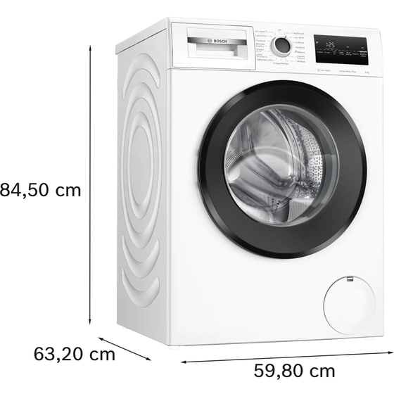 BOSCH WAN2828HGR 8 kg 1.400 Στροφές Λευκό Πλυντήριο Ρούχων image 13