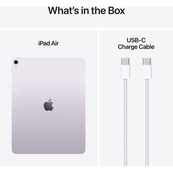 Apple iPad Air 13" 2025 (7th Gen) 128GB Wi-Fi - Purple image 8