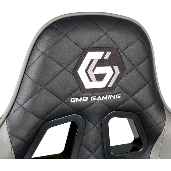 Gaming Καρέκλα Gembird GC-03-BG από Τεχνητό Δέρμα - Μαύρο/ Γκρι image 11