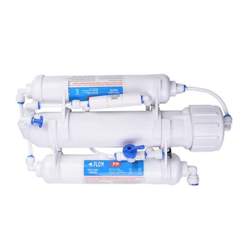 QWATERFILTERS Σύστημα Αντίστροφης Όσμωσης Ro-3 Σταδίων Με Φίλτρα