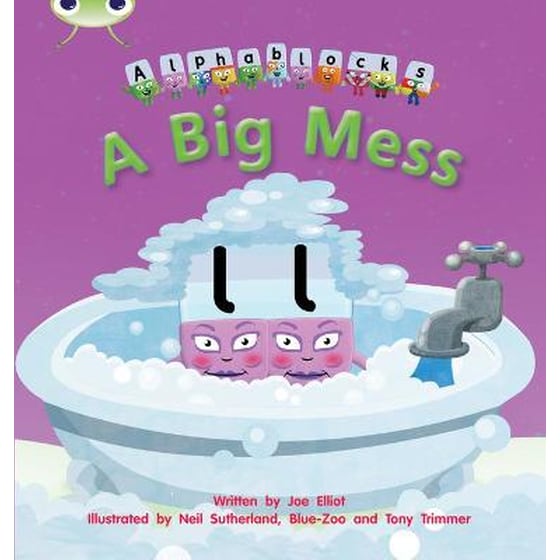 Bug Club Phonics Fiction Reception Phase 2 Set 05 Alphablocks A Big Mess image 0