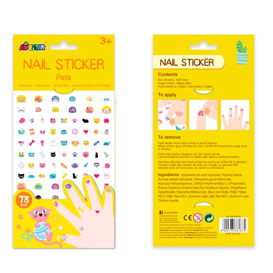 Avenir Nail Sticker 78 Τεμάχια - Pets image 3