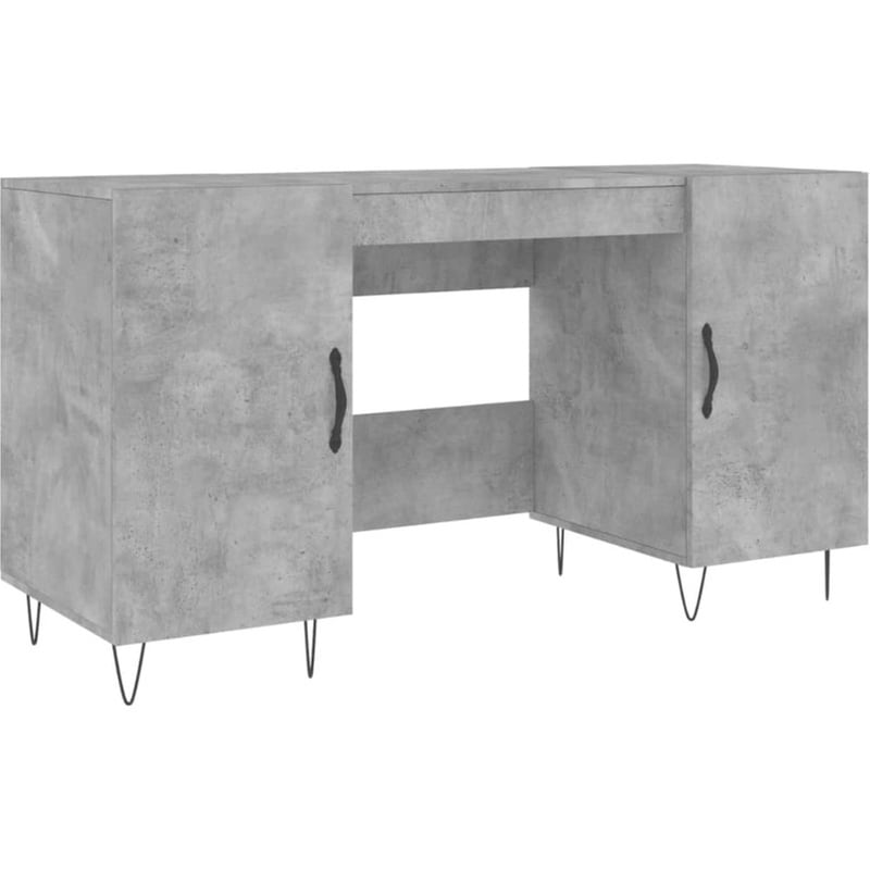 Γραφείο VidaXL από Επεξεργασμένο Ξύλο 140x50x75 cm - Γκρι Σκυροδέματος