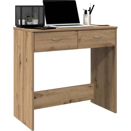 Γραφείο VidaXL από Επεξεργασμένο Ξύλο 80x40x75 cm - Artisan Δρυς image 3
