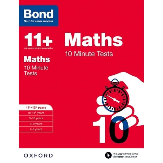 Bond 11+: Maths: 10 Minute Tests image 0