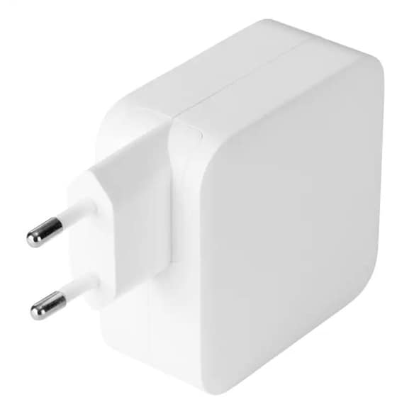 Φορτιστής Πρίζας Deltaco USB-C Wall Charger 2x USB-C 100W - White image 1
