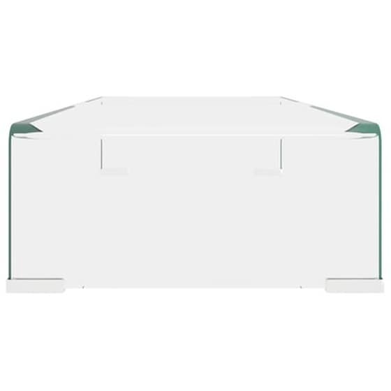 Vidaxl Βάση Τηλεόρασης/Οθόνης Γυάλινη 70x30x13 cm - Διάφανη image 4