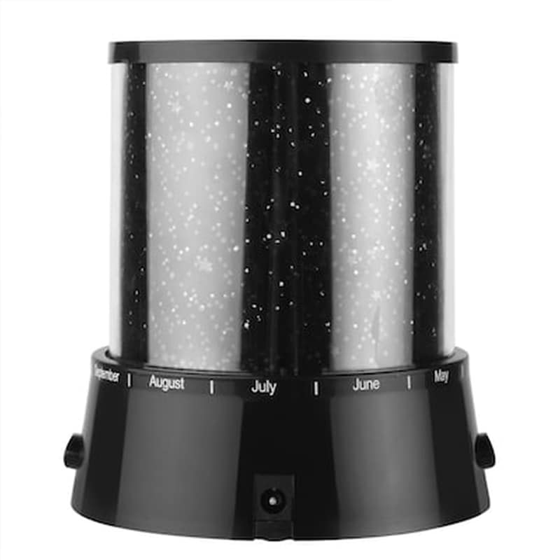 Φωτιστικό Δωματίου Με Projector Σε Σχέδια Έναστρου Ουρανού – Μαύρο – Star Master Projector