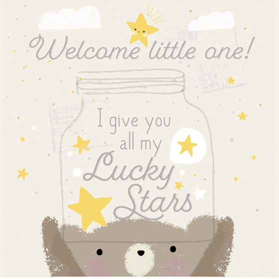 Ευχετήρια Κάρτα Legami New Baby Born - 7x7cm image 0