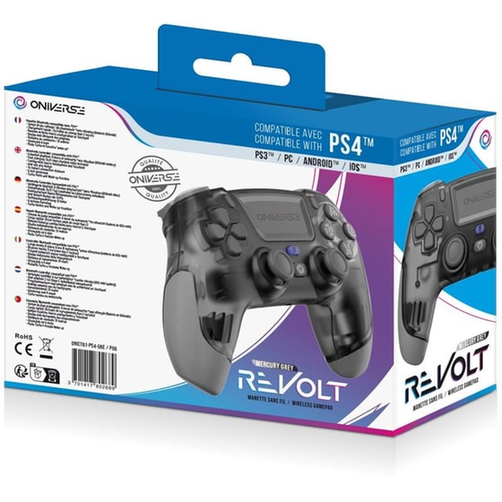 Oniverse Revolt Ασύρματο Χειριστήριο PS4 - Γκρι image 8
