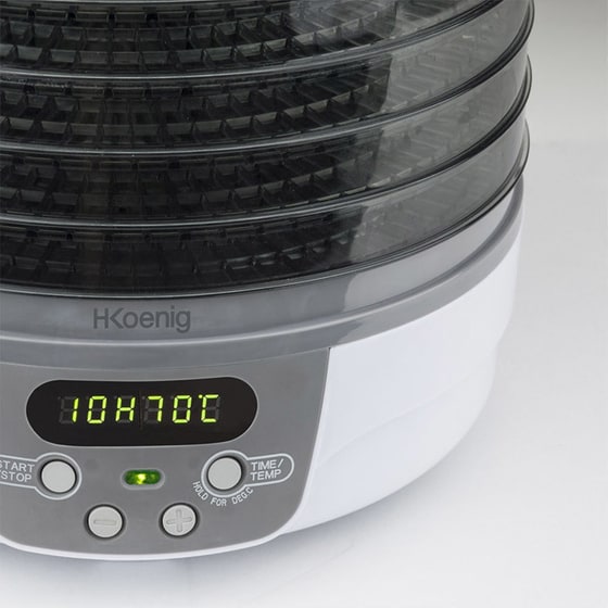 Αποξηραντής Τροφίμων HKOENIG DSY700 250W Μαύρο image 2