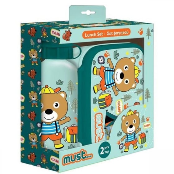Σετ Φαγητού Must Camp Φαγητοδοχείο 800ml-Παγούρι Αλουμινίου 500ml image 0