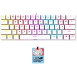 Armaggeddon MKA-7C Μηχανικό Gaming Ενσύρματο Πληκτρολόγιο με Red Switch - White