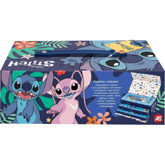 AS Σετ Ζωγραφικής σε Χάρτινο Βαλιτσάκι Disney Stitch image 5