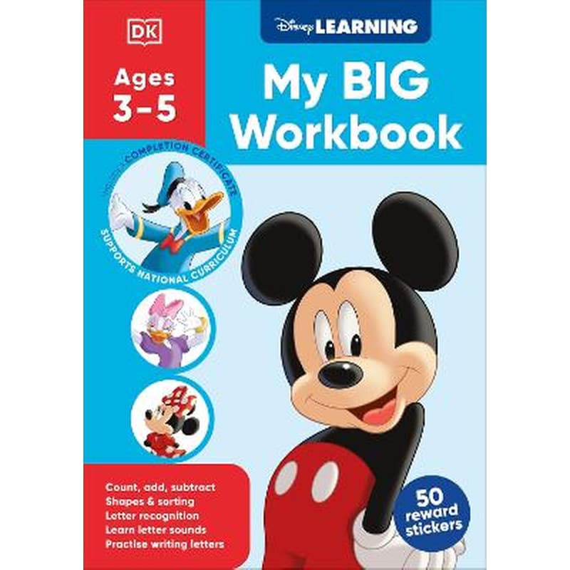 Disney Learning Big Workbook Ages 3-5