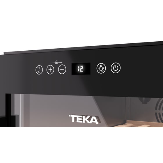 Συντηρητής Κρασιών TEKA RVF 10032 GBK για 32 Μπουκάλια - Μαύρο image 4