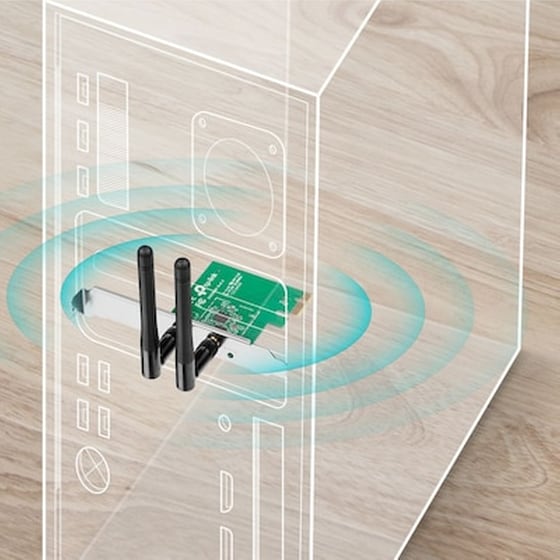 TP-Link TL-WN881ND Αντάπτορας Δικτύου PCI Ασύρματη Σύνδεση 300Mbps image 1