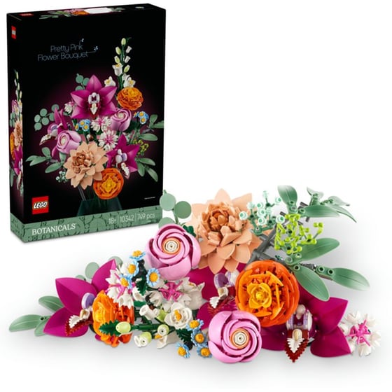 LEGO® Botanicals Pretty Pink Flower Bouquet (10342) image 2