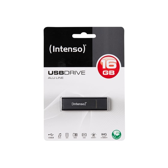 Intenso Alu Line 16GB USB 2.0 Stick Γκρι image 1