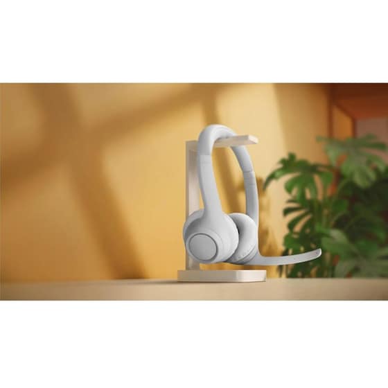 Ασύρματα Ακουστικά Κεφαλής Logitech Zone 300 - Λευκό image 7