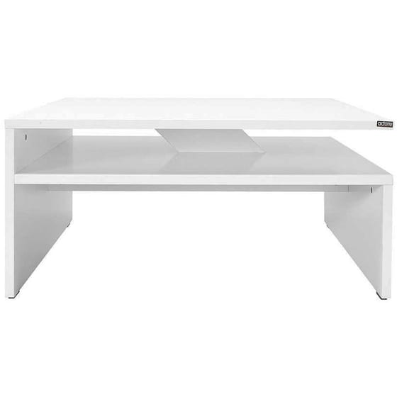 Τραπεζάκι Σαλονιού Spitishop από MDF 90x90x42cm - Λευκό image 4