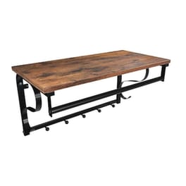 Επιτοίχιο Μεταλλικό Ράφι Κρεμάστρα 60 X 30 X 31.7 Cm Vasagle Lcr11bx