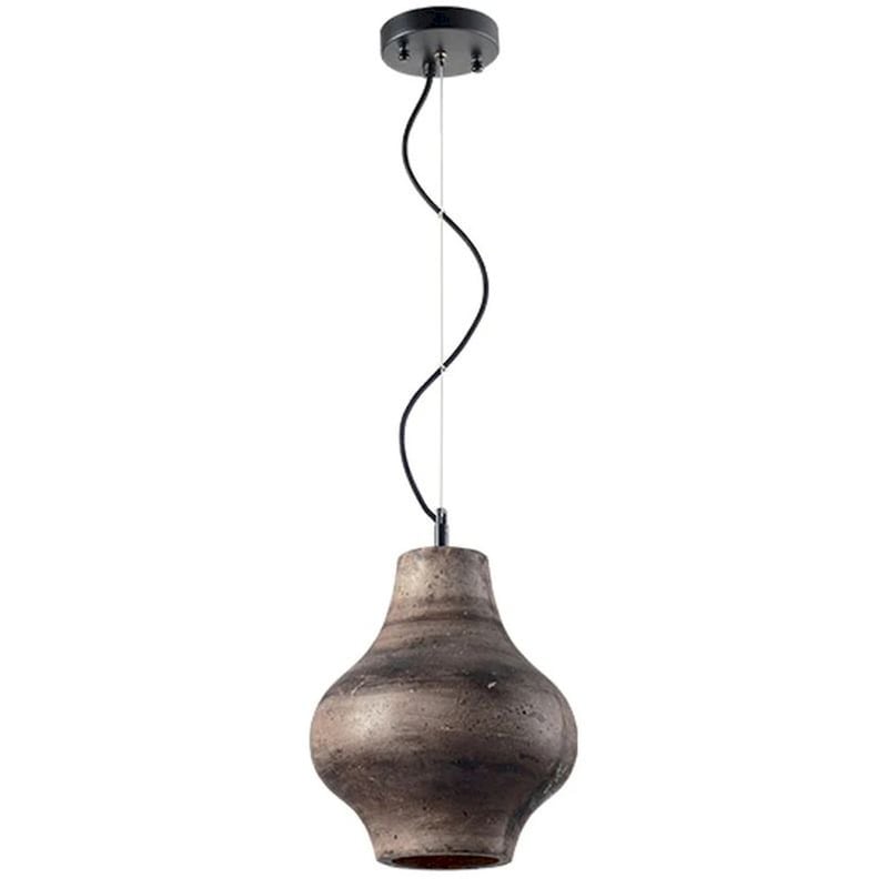 Φωτιστικό Οροφής Μονόφωτο Aca V372641pb Κεραμικό - Καφέ ACA DECOR