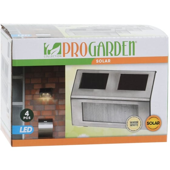 Ηλιακές Απλίκες Spitishop Κ-μ Dt2100250 14.5x9x10cm 4Τμχ - Θερμό Λευκό image 1