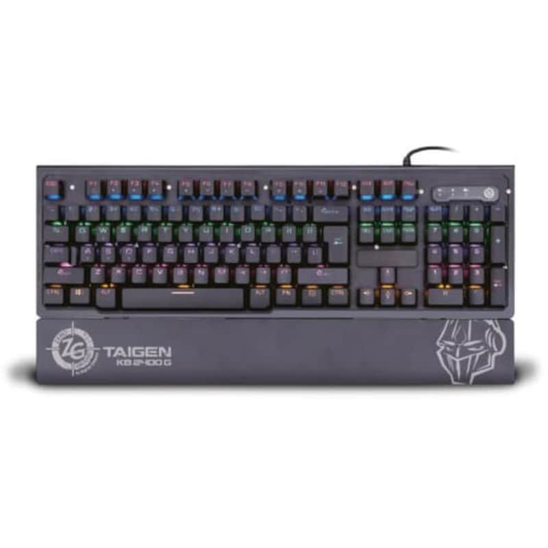 ZEROGROUND Zeroground KB-2400G Taigen v2.0 Gaming Μηχανικό Ενσύρματο Πληκτρολόγιο με Custom διακόπτες και RGB φωτισμό (US)