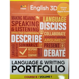 English 3D Course B Vol. 1 Language & Writing Portfolio